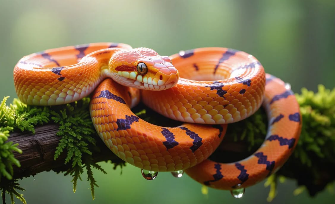 Houdini the corn snake
